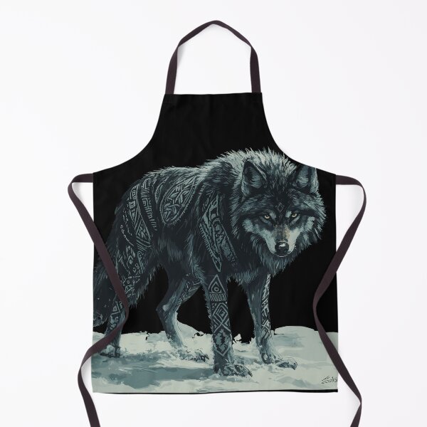 Item preview, Wolf in Nordic patterns  designed and sold by Hisirdoux.
