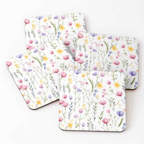 Item preview, Colorfull small flowers pattern designed and sold by naatala.