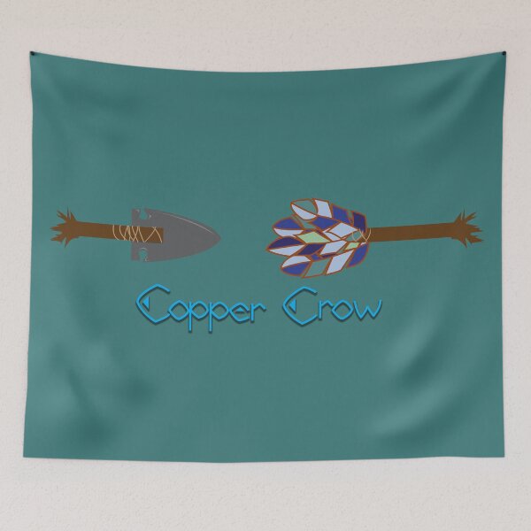 Item preview, Logotipo de flecha de cuervo de cobre designed and sold by bdesantisart.
