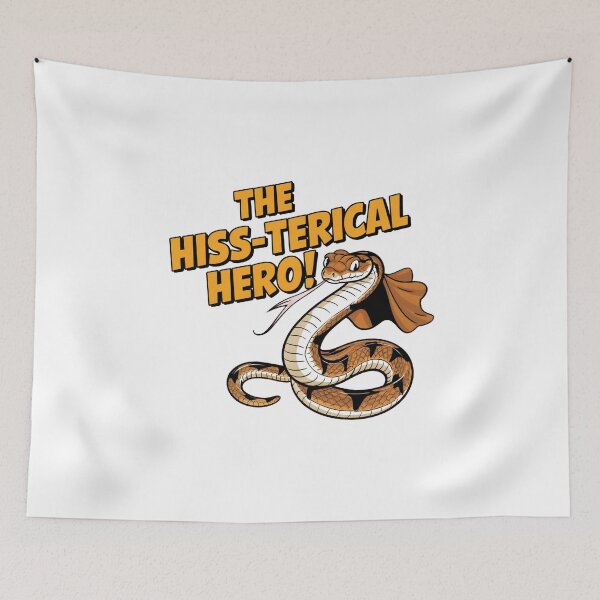 Item preview, tiger snake the hiss-terical hero designed and sold by bukajart.