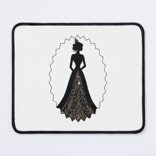 Item preview, Princess in prom dress silhouette designed and sold by All-About-Life.
