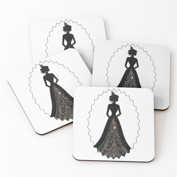 Item preview, Princess in prom dress silhouette designed and sold by All-About-Life.