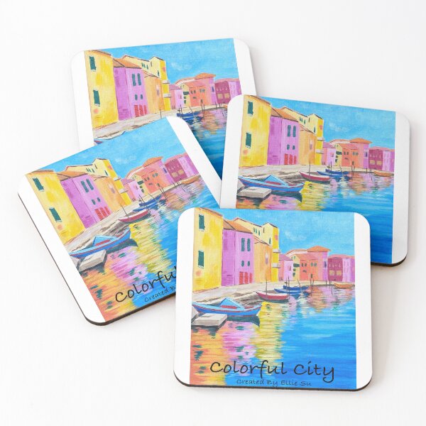 Item preview, Colorful City designed and sold by Ellie Su.