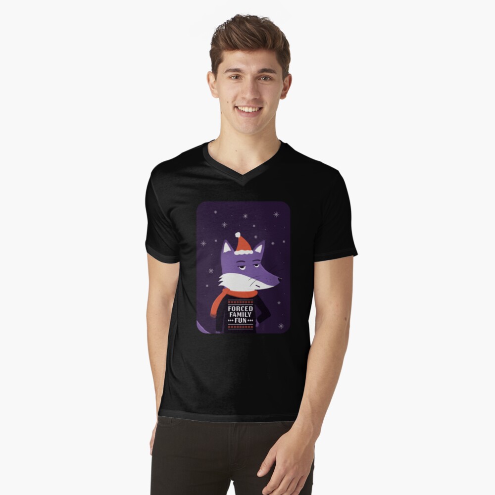 Item preview, V-Neck T-Shirt designed and sold by ItsPurpleFox.