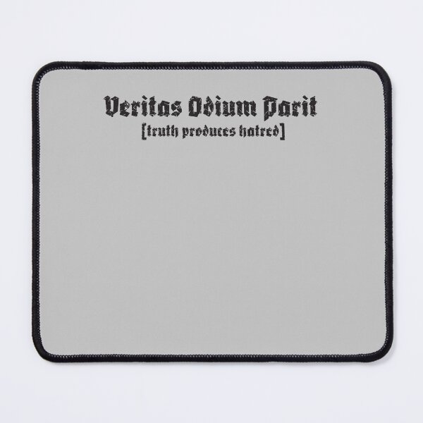 Item preview, version8-black ink- 'Veritas-Odium Parit' - Latin-means 'Truth Produces Hatred', Truth hurts tee, type shirt-typography, top, unisex designed and sold by markmm9.