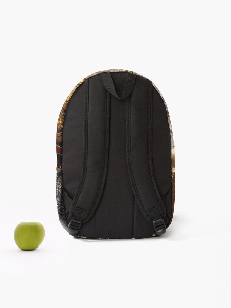 Thumbnail 2 of 3, Backpack, Holiday Express designed and sold by NomadicDreamer.