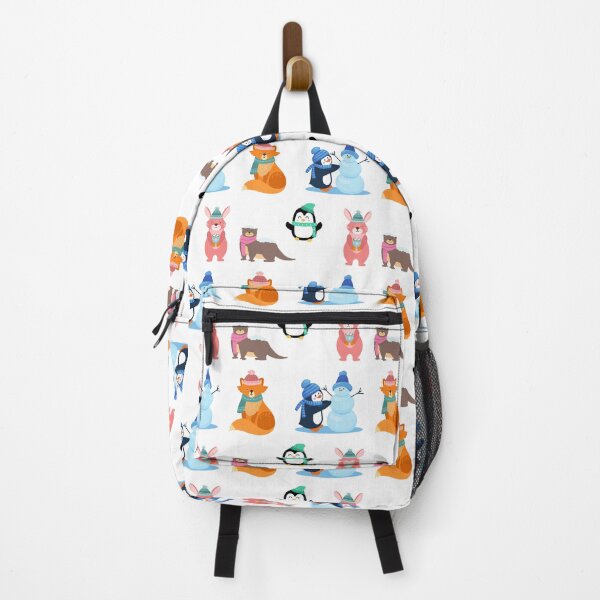 Item preview, cute little animals covering themselves with a scarf to protect themselves from the cold designed and sold by huape.