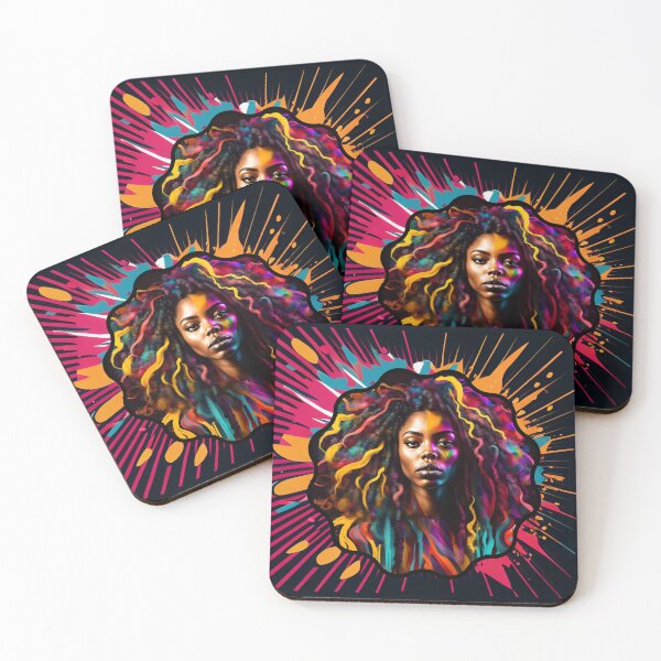 Item preview, Imani Abstract colorful explosion designed and sold by Artbyminga.