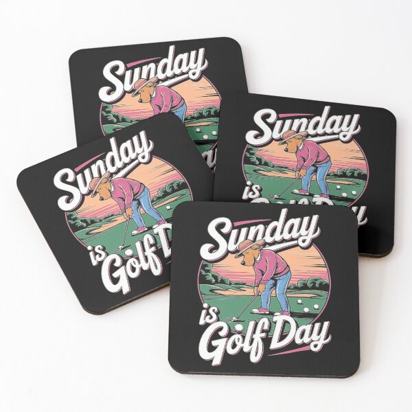 Item preview, Sunday Golf Day Dog Artwork for Golf Lovers designed and sold by love3617.