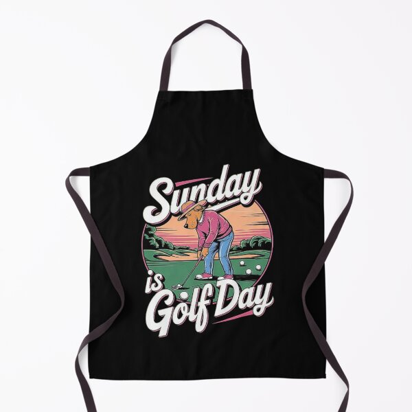 Item preview, Sunday Golf Day Dog Artwork for Golf Lovers designed and sold by love3617.
