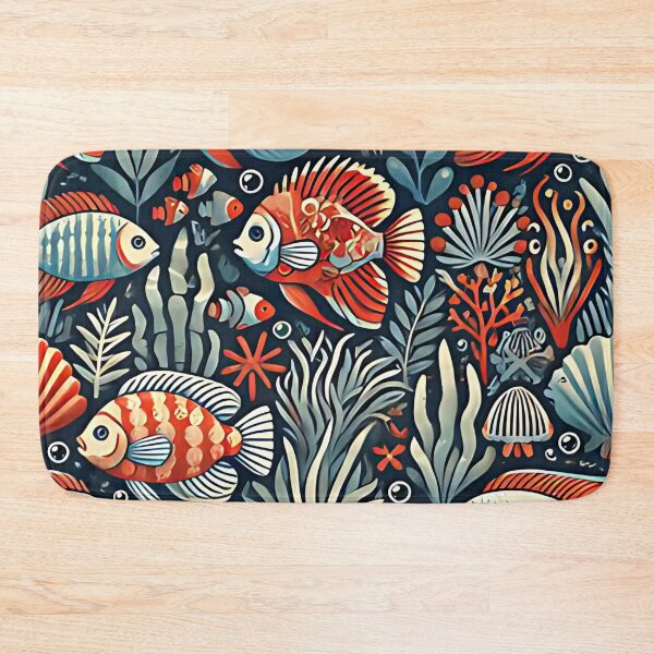 Item preview, Colorful fish pattern designed and sold by Haji  Kamora.