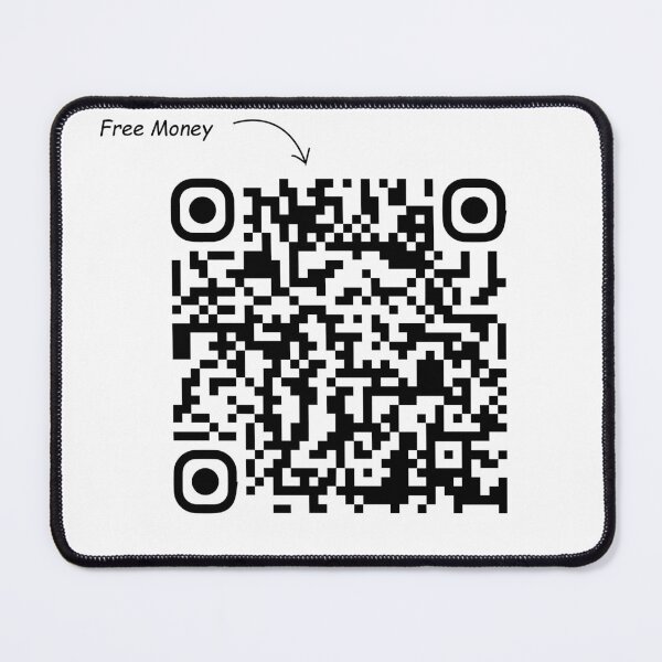 Item preview, Blue lobster jumpscare Qr code "Free Money" designed and sold by sbe-zone.