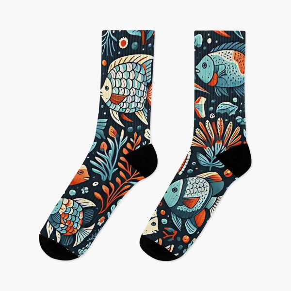 Item preview, Colorful fish pattern designed and sold by Haji  Kamora.