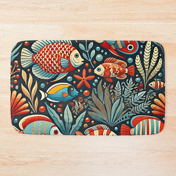 Item preview, Colorful fish pattern designed and sold by Haji  Kamora.