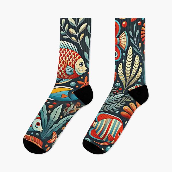 Item preview, Colorful fish pattern designed and sold by Haji  Kamora.