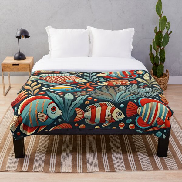 Item preview, Colorful fish pattern designed and sold by Haji  Kamora.