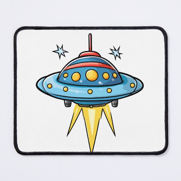 Item preview, Cartoon Style UFO Sticker Alien Sticker Logo Stickers, Logo, Illustration, Wall arts, Art Prints and More designed and sold by Kevin Lou.