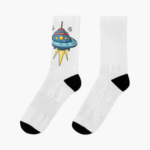 Item preview, Cartoon Style UFO Sticker Alien Sticker Logo Stickers, Logo, Illustration, Wall arts, Art Prints and More designed and sold by Kevin Lou.