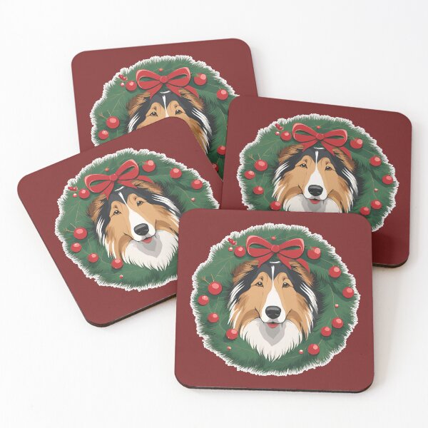 Item preview, Jolly Christmas - Rough Collie Nose Edition designed and sold by GoodyPaws.