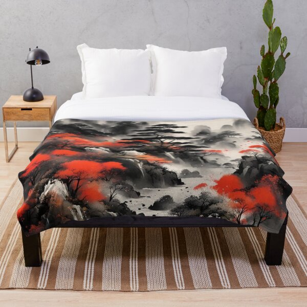 Item preview, Tinta tradicional china con salpicaduras de pintura designed and sold by SpunkySpaniel.