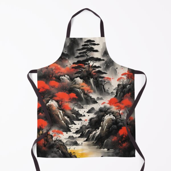 Item preview, Traditional Chinese Ink With Paint Splatter designed and sold by SpunkySpaniel.