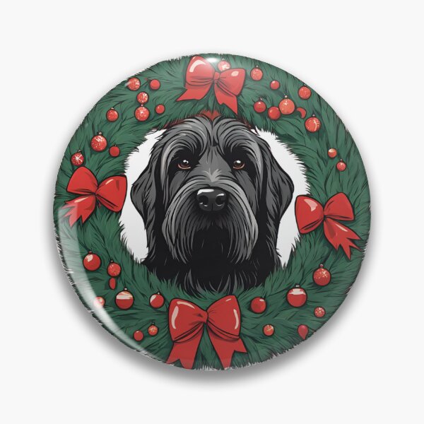 Item preview, Jolly Christmas - Bouvier des Flandres Nose Edition designed and sold by GoodyPaws.