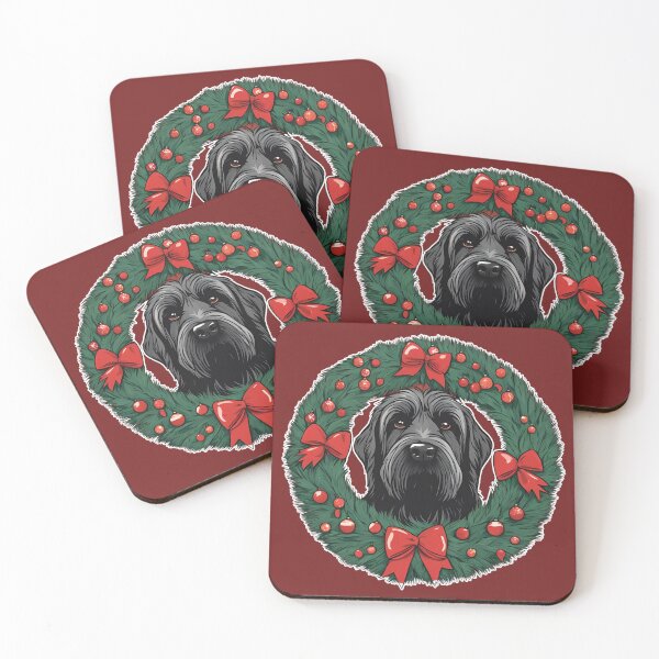 Item preview, Jolly Christmas - Bouvier des Flandres Nose Edition designed and sold by GoodyPaws.