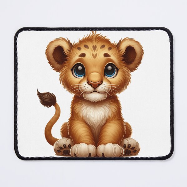 Item preview, Cute baby lion cub designed and sold by nicnacc.