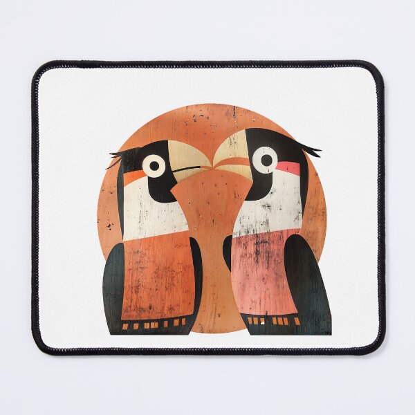 Item preview, Sticker / T-shirt Design: TWO BIRDS designed and sold by ForeverPrintsOK.