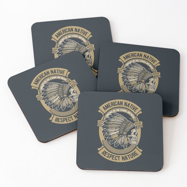 Item preview, Native American skull vector designed and sold by MBA.