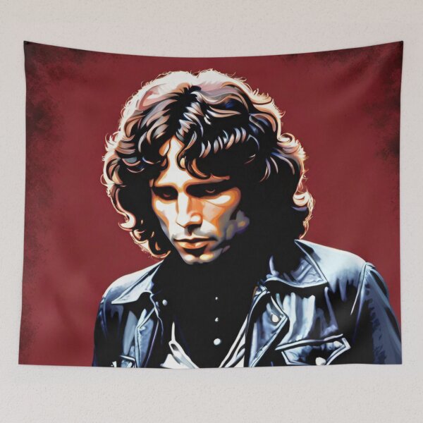 Item preview, Jim Morrison Red Art | TheAmericanPoet designed and sold by TheAmericanPoet.