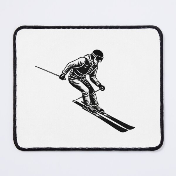 Item preview, Modern Trendy Vintage Skiing Sports Skier Ski Jumping designed and sold by SOUFIANE1991.