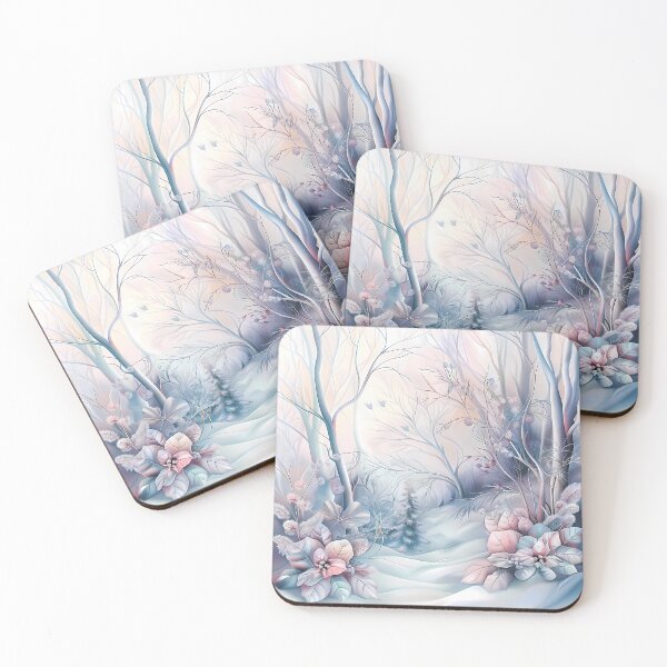 Item preview, Winter landscape.Winter forest.Flowers in the snow. designed and sold by MagelliShop.