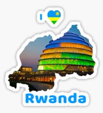 I love Rwanda Sticker