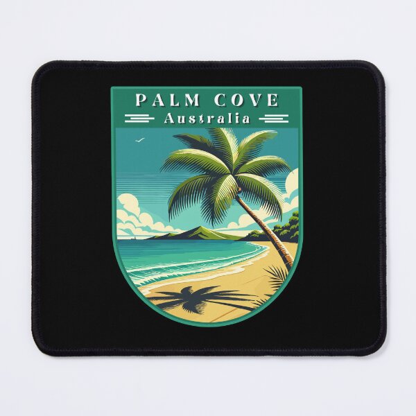 Item preview, Palm Cove Queensland Australia Retro Art Travel Landscape designed and sold by MaateoDesign.