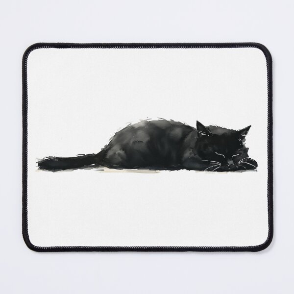 Item preview, Black Cat Asleep designed and sold by laurashawart.