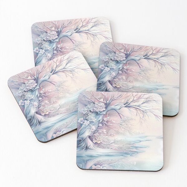Item preview, Winter landscape.Winter forest.Flowers in the snow. designed and sold by MagelliShop.