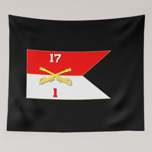 Item preview, Army - 1st Squadron, 17th Cavalry Guidon designed and sold by Military Insignia Products.