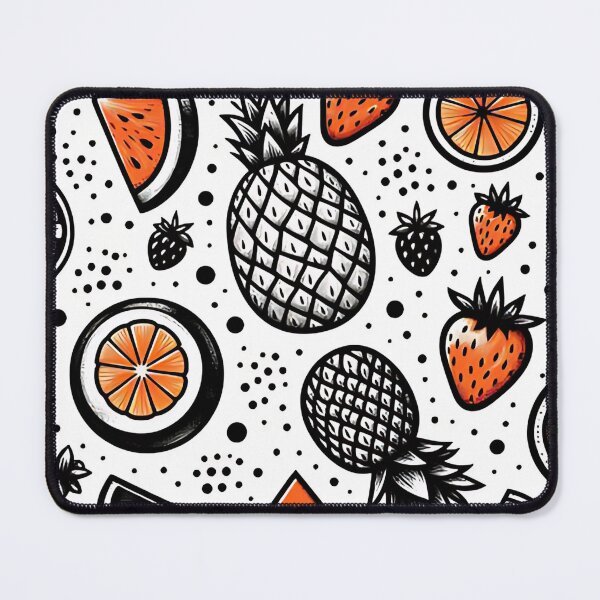 Item preview, A pattern of different fruits designed and sold by Haji Kamora.
