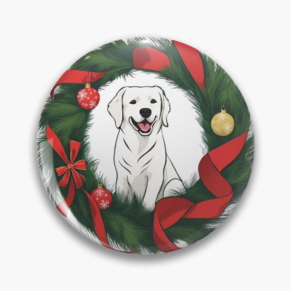 Item preview, Jolly Christmas - Kuvasz Nose Edition designed and sold by GoodyPaws.