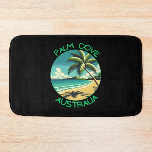 Item preview, Palm Cove Queensland Australia Retro Art Travel Badge designed and sold by MaateoDesign.
