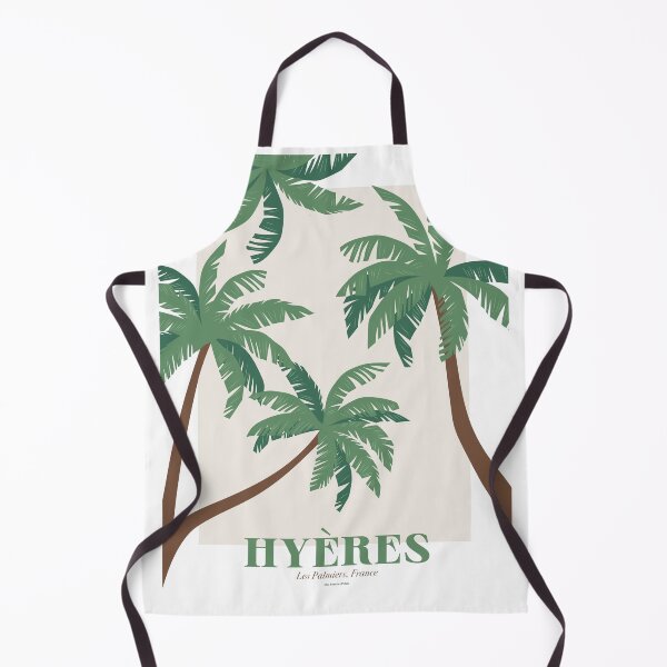 Item preview, poster illustration hyères palm trees, var, french riviera designed and sold by manonpradier.