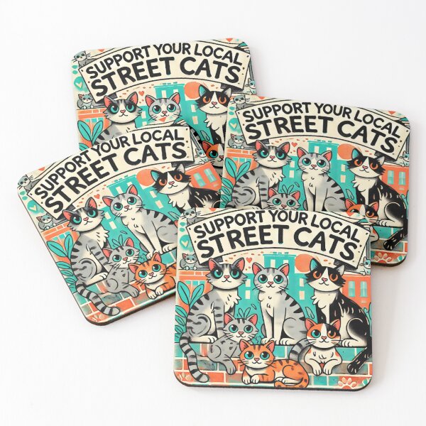 Item preview, Support Your Local Street Cats designed and sold by Alta-store.