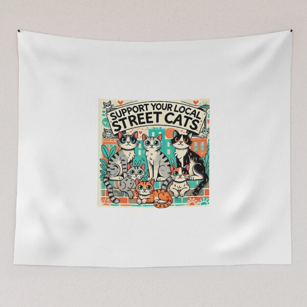 Item preview, Support Your Local Street Cats designed and sold by Alta-store.