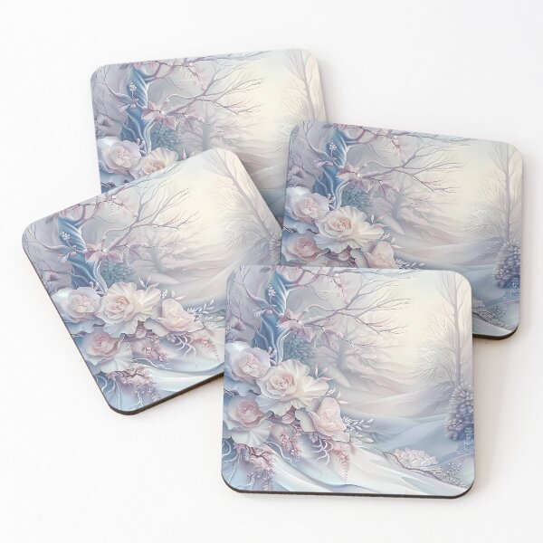 Item preview, Winter landscape.Winter forest.Flowers in the snow. designed and sold by MagelliShop.