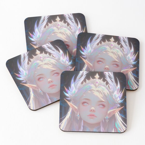 Item preview, Crystal Heart Fantasy Elf Anime Girl designed and sold by bubblegoth.