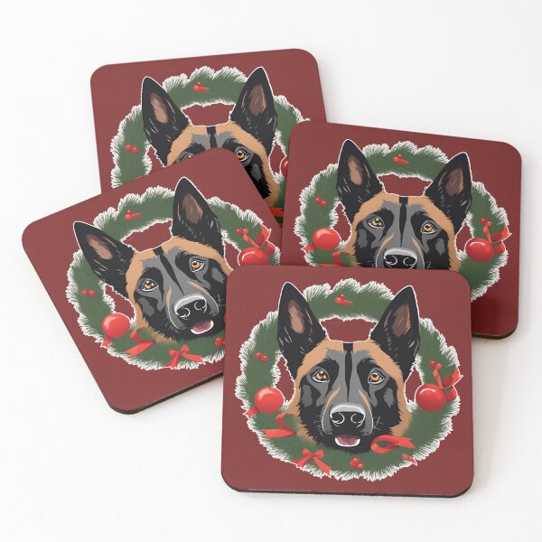 Item preview, Jolly Christmas - Malinois Nose Edition designed and sold by GoodyPaws.
