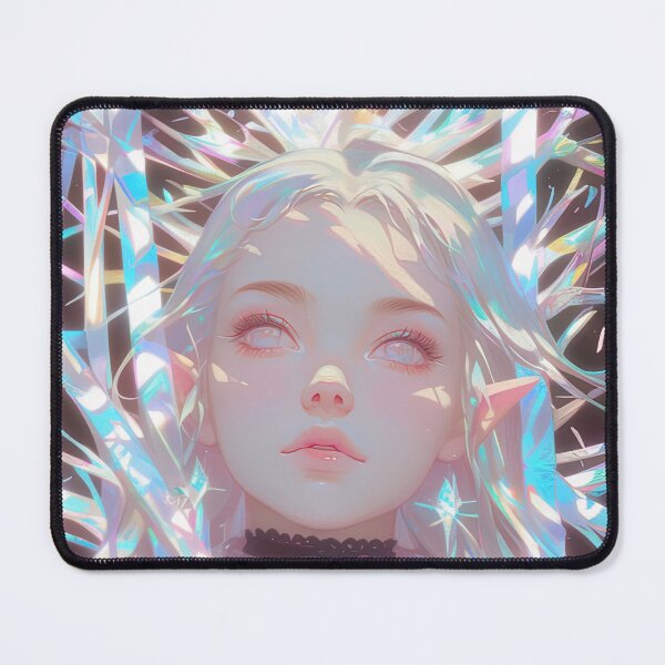 Item preview, Ethereal Crystal Cluster Anime Girl designed and sold by bubblegoth.