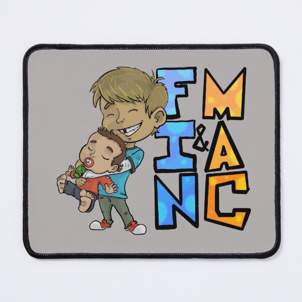 Item preview, Fin & Mac designed and sold by FeralJackRabit.