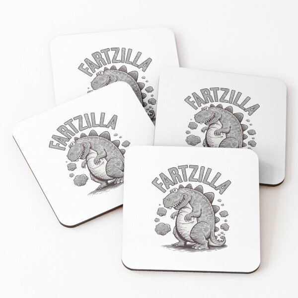 Item preview, Fartzilla Sticker 2 designed and sold by lemurdesigns.